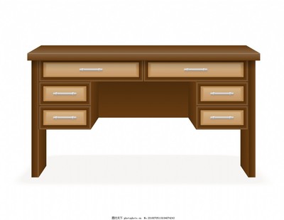 卡通書(shū)桌矢量元素 家具設(shè)計(jì)的創(chuàng)意之選